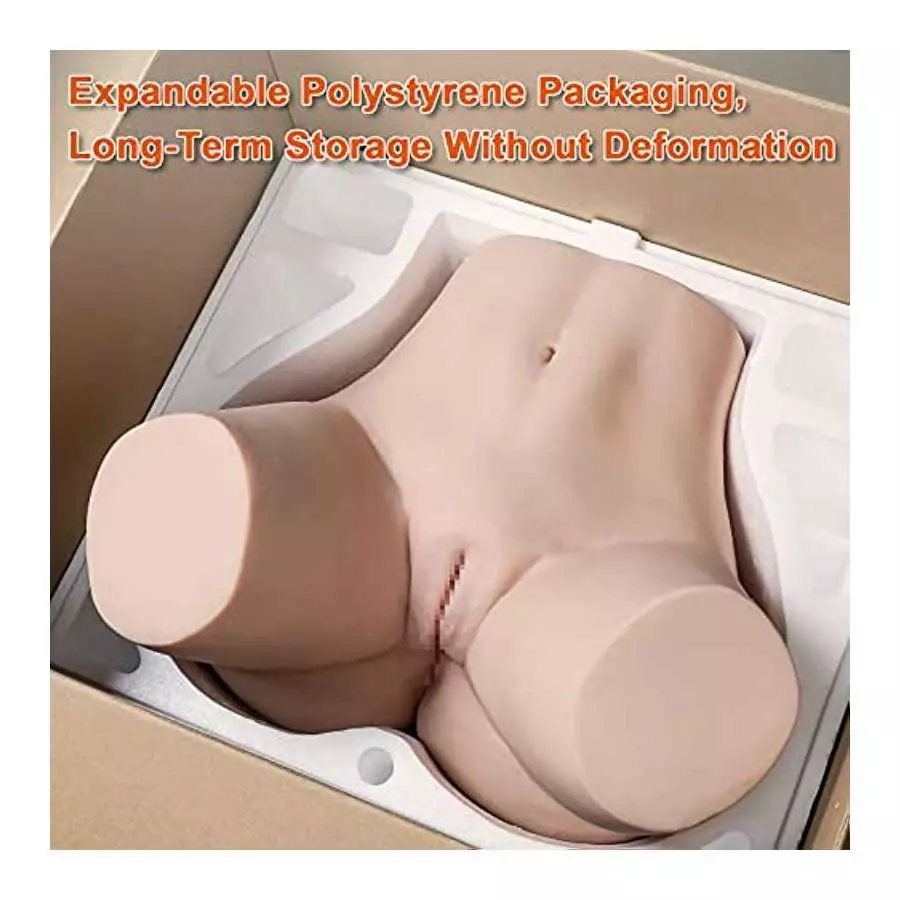 TANTALY 54 LB Male Masturbator Sex Doll Realistic Torso Silicone Female Big Butt Pocket Pussy Ass with Tight Vagina Anal Stroker