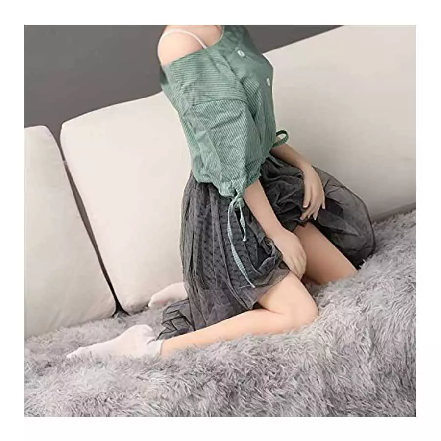 Natural Skin Lifelike TPE Solid Sex Doll with Built-in Flexible Metal Skeleton Male Self Pleasure Sex Toys Big Breast 19kg Full 