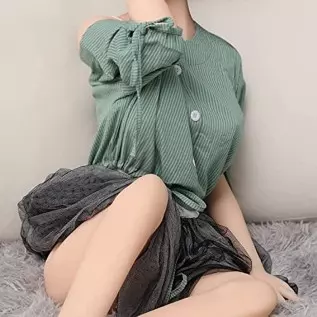 Natural Skin Lifelike TPE Solid Sex Doll with Built-in Flexible Metal Skeleton Male Self Pleasure Sex Toys Big Breast 19kg Full 