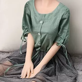 Natural Skin Lifelike TPE Solid Sex Doll with Built-in Flexible Metal Skeleton Male Self Pleasure Sex Toys Big Breast 19kg Full 