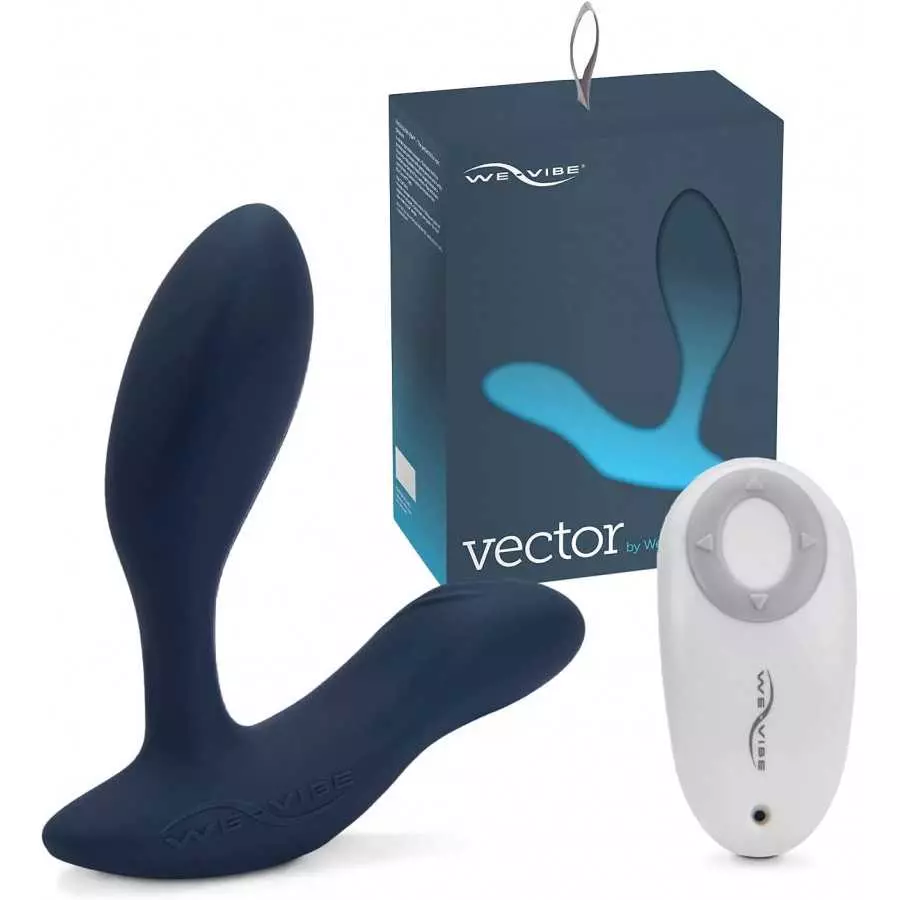 We-Vibe Vector Prostate & Perineum Massaging Dual Motor Vibrator with Remote & App Control We-Vibe Vector Prostate & Perineum Massaging Dual Motor Vibrator with Remote & App Control