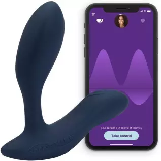 We-Vibe Vector Prostate & Perineum Massaging Dual Motor Vibrator with Remote & App Control We-Vibe Vector Prostate & Perineum Massaging Dual Motor Vibrator with Remote & App Control