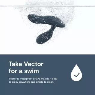 We-Vibe Vector Prostate & Perineum Massaging Dual Motor Vibrator with Remote & App Control We-Vibe Vector Prostate & Perineum Massaging Dual Motor Vibrator with Remote & App Control