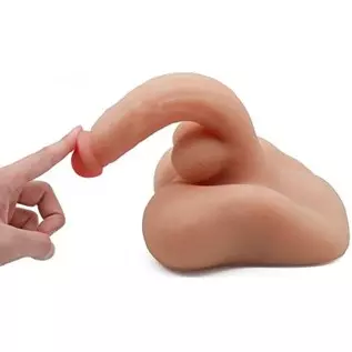 Daomo Realistic Dildo Sex Toy, Torso Sex Doll with Flexible Big Penis, Men Penis TPE Doll with Tight Anal Hole and Flat Base Uni Daomo Realistic Dildo Sex Toy, Torso Sex Doll with Flexible Big Penis, Men Penis TPE Doll with Tight Anal Hole and Flat Base Uni