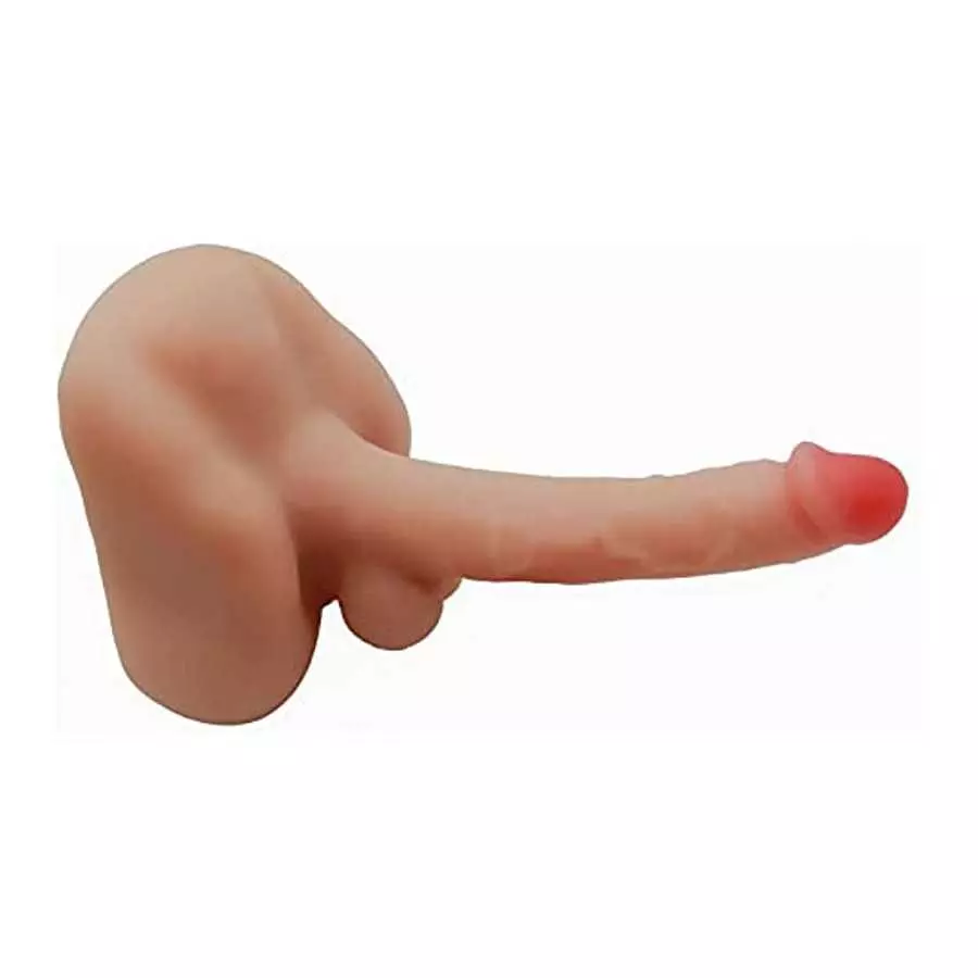 Daomo Realistic Dildo Sex Toy, Torso Sex Doll with Flexible Big Penis, Men Penis TPE Doll with Tight Anal Hole and Flat Base Uni