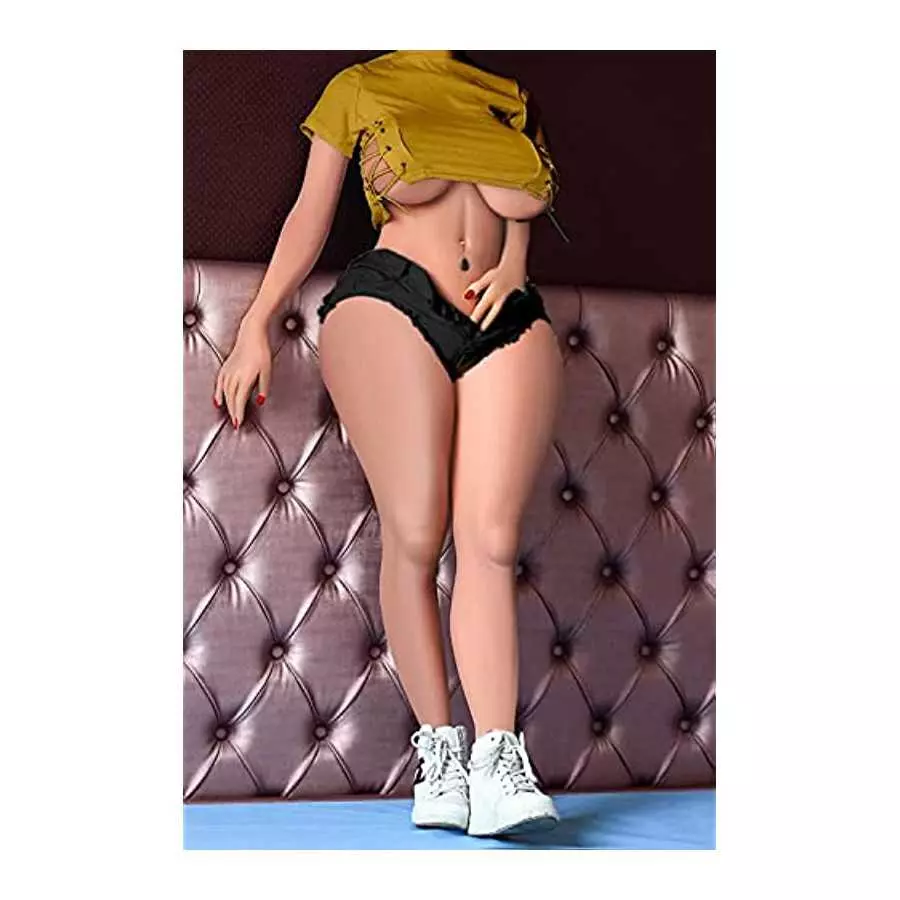 Big Boobs Sex Doll, Lifelike Sex Dolls for Men with Super Soft Gel Butt, Life Size Plump Love Doll, Soft Silicone Male Sex Toys 