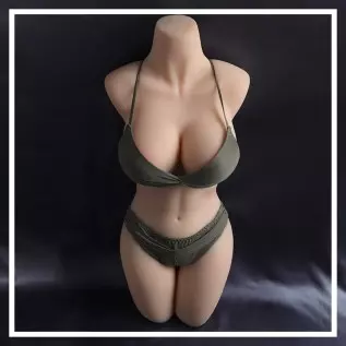 Sexual Doll Realistic Sexy Men's Sex Toys Drive Dry Half Body TPE Vagina Giant Breast Hip Toys Adult Toys Real Vagina Body Sexua