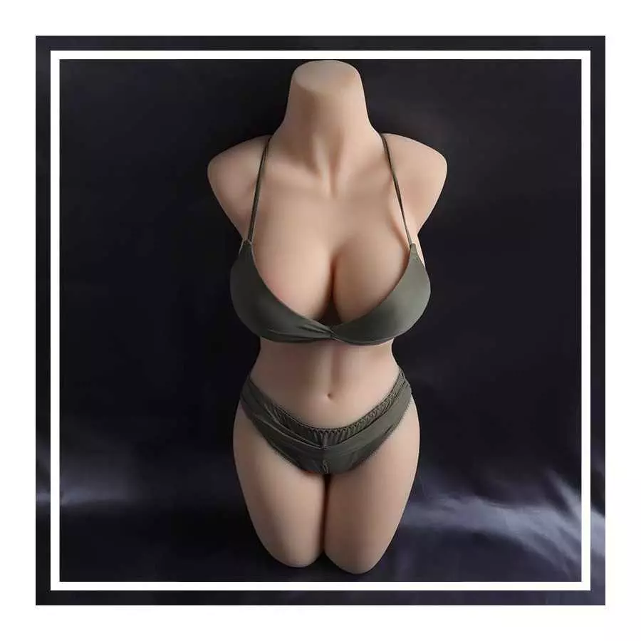 Sexual Doll Realistic Sexy Men's Sex Toys Drive Dry Half Body TPE Vagina Giant Breast Hip Toys Adult Toys Real Vagina Body Sexua