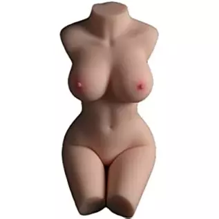 Sexual Doll Realistic Sexy Men's Sex Toys Drive Dry Half Body TPE Vagina Giant Breast Hip Toys Adult Toys Real Vagina Body Sexua