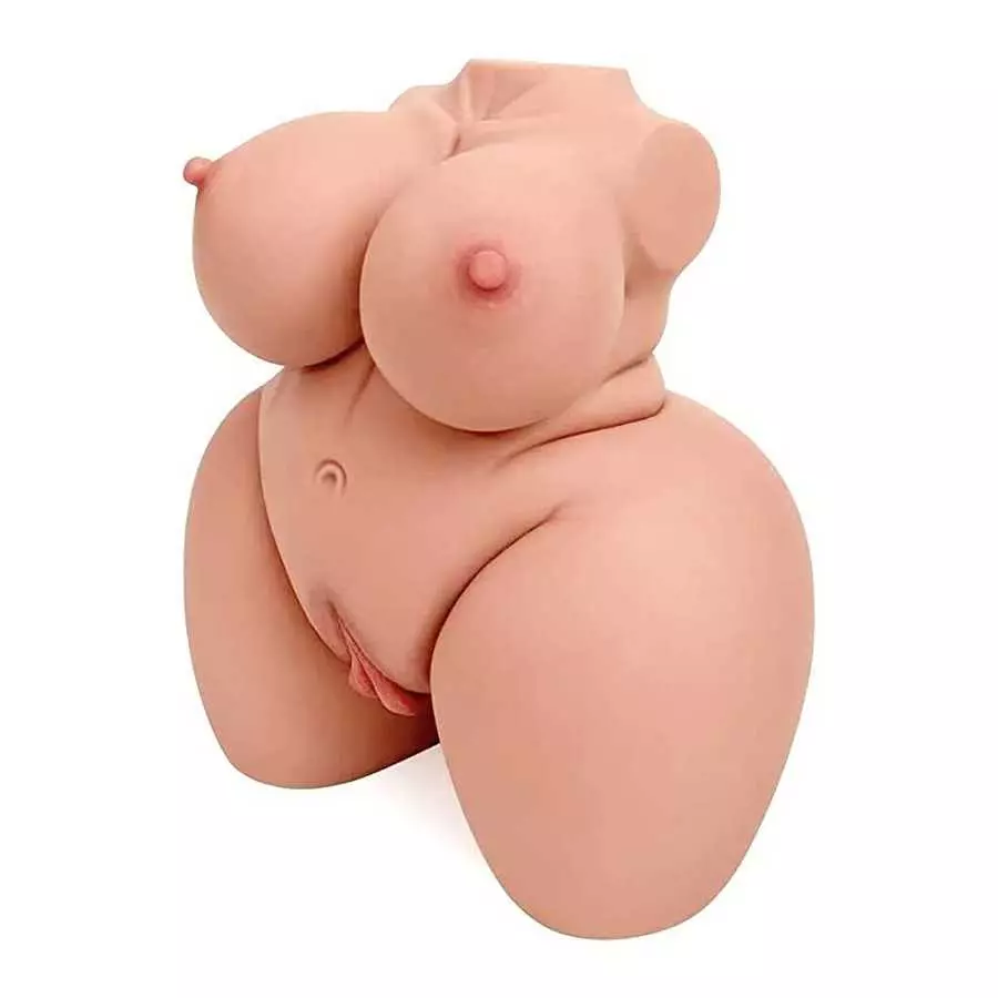 16.5LB Lifelike Sex Doll Male Masturbator with Sexy Plump Torso Body Pocket Pussy Stroker with Big Butt&Big Boobs,Realistic Mast