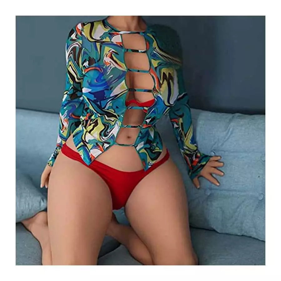 163CM Big Boobs Sex Doll, 112LB Female Body Torso Adult Love Doll with Realistic Big Butt and Breasts, Standable Sex Dolls, Life