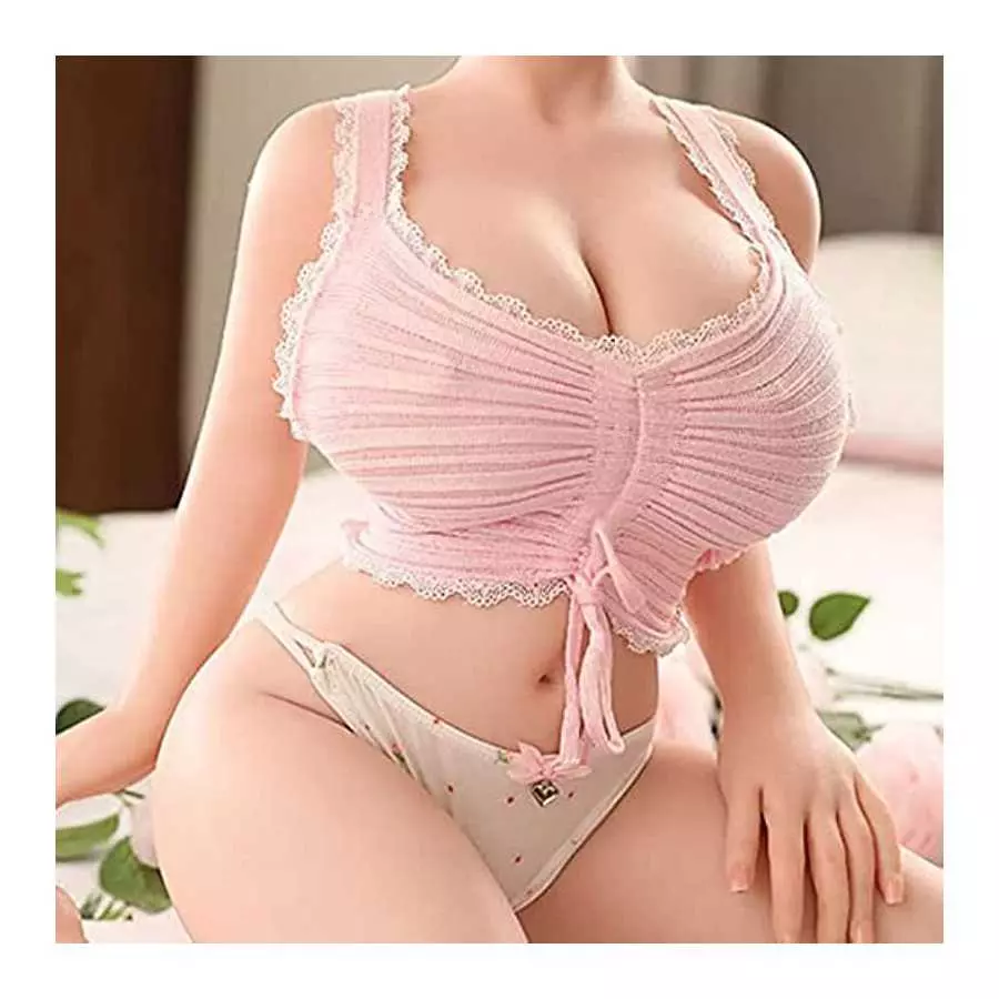 Big Breasts Sex Dolls, Lifelike Sex Doll for Men with Super Soft Breasts and Butt, Women's Torso Full Size TPE Silicone Doll, Fu