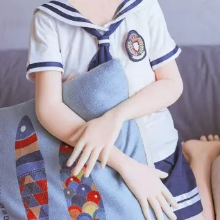 Sex Doll Flat Chest Love Doll Life Size for Men Full Size Small Breasts Sex Doll TPE Silicone Full Body Women' Torso Lifelike Se