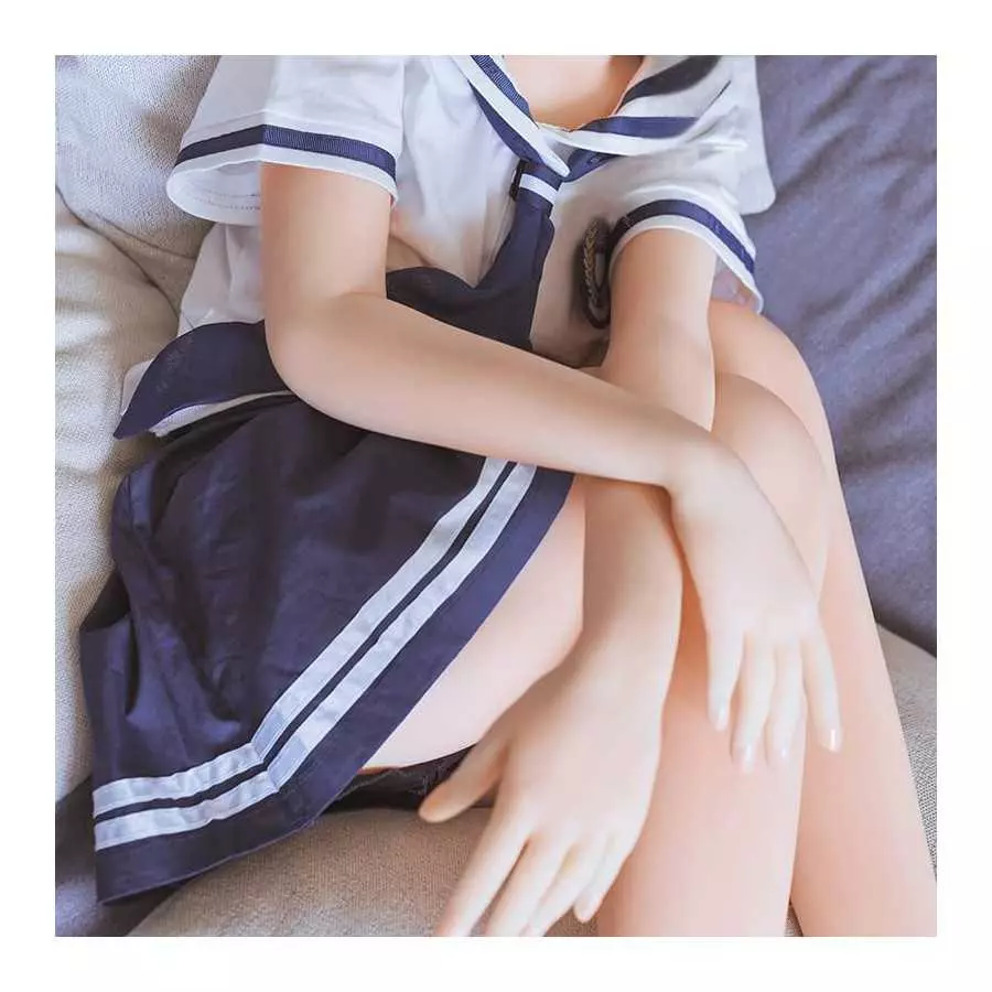 Sex Doll Flat Chest Love Doll Life Size for Men Full Size Small Breasts Sex Doll TPE Silicone Full Body Women' Torso Lifelike Se