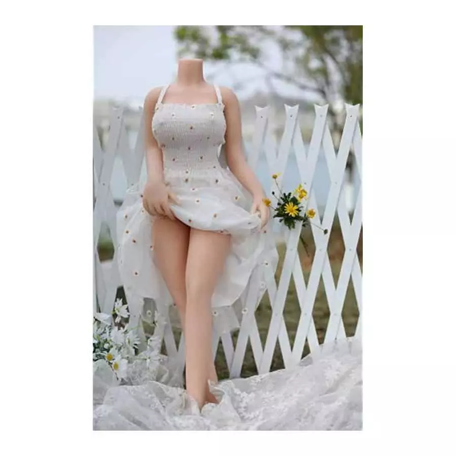 Dalinch Jelly Material (Contains Blowjob Sex Toys) Big Breasts, New Skeleton, Sex Doll Male masturbator, Sex Doll, Non-Inflatabl