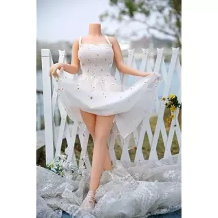 Dalinch Jelly Material (Contains Blowjob Sex Toys) Big Breasts, New Skeleton, Sex Doll Male masturbator, Sex Doll, Non-Inflatabl