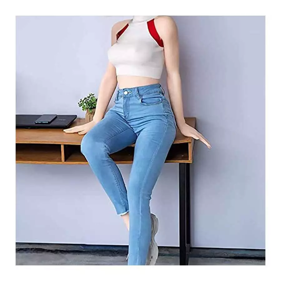 Big Boobs Sex Doll Women's Torso5.2ft TPE Silicone Doll Full Body Sex Female Doll Torso Sex Life Size Sex Doll Life Like Full Si