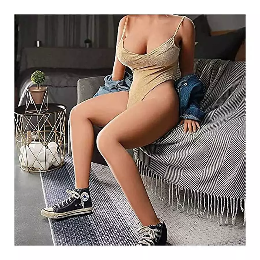 Male Masturbator Full Size TPE Silicone Sex Doll Doll Metal Skeleton Life Size Fit Men's Doll Love Doll Ships from USA (163cm/5.