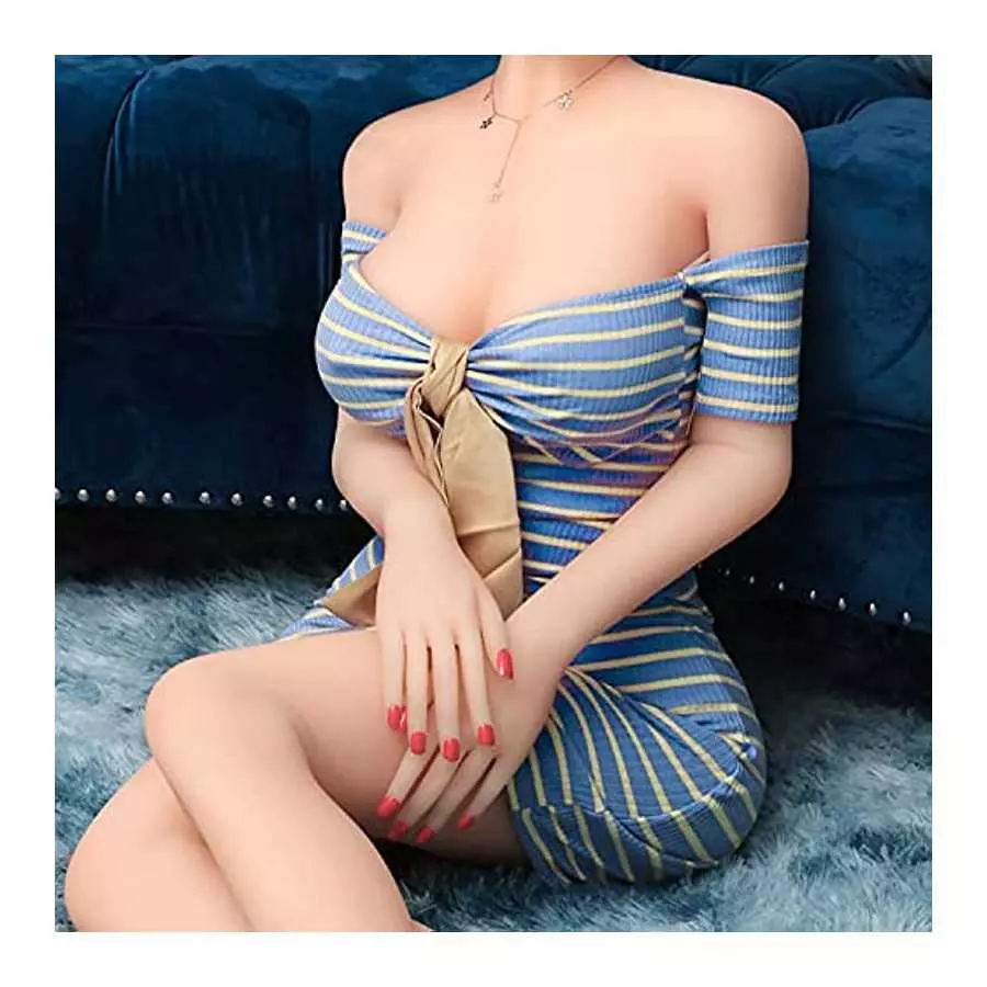 5.18Ft TPE Sex Doll Reality Silicone Sex Doll Life Size Sex Doll for Men Big Boobs Full Size Body Sex Doll Female Torso Adult Se