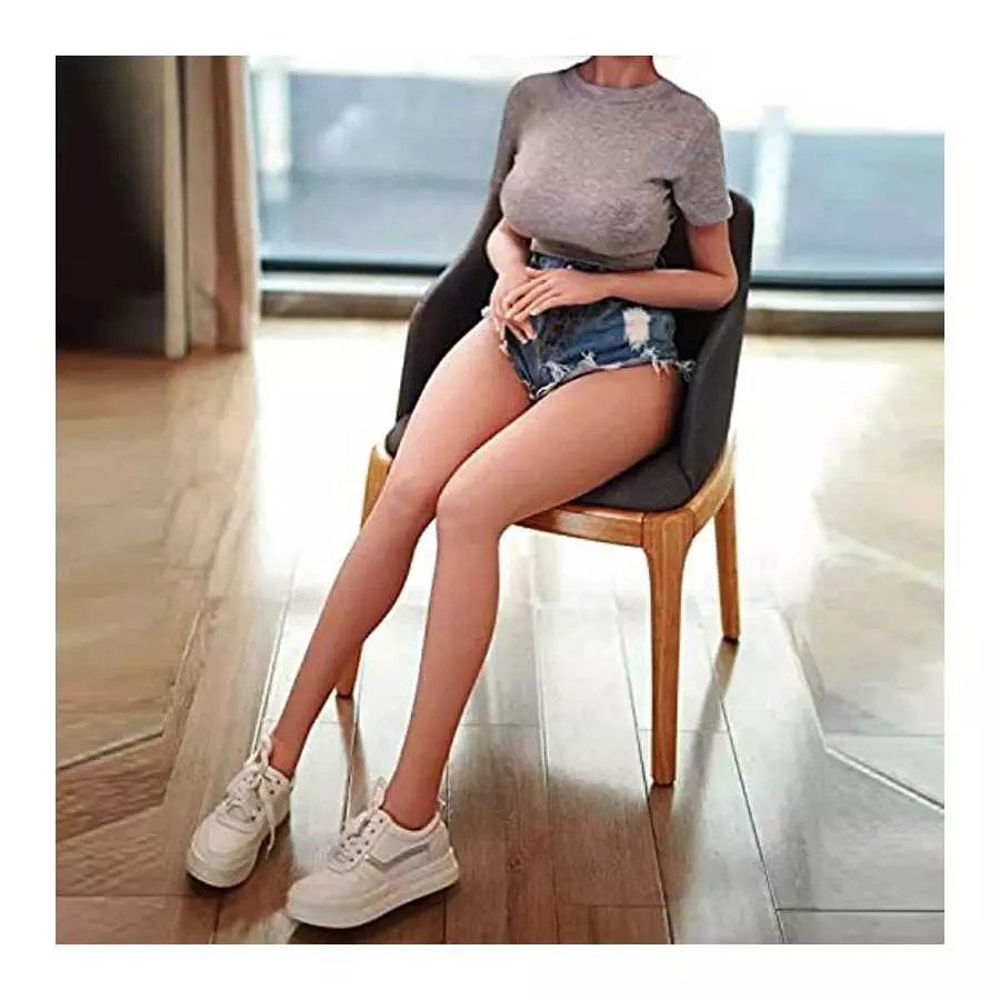 Realistic Adult Torso Sex Doll 158cm Big Breast Sexy Female Silicone Sex Toy 3D Real Experience Full Body Torso Love Doll with P