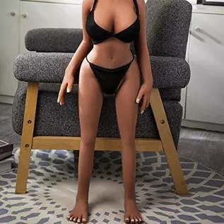 Female Women's Full Body Sex Doll for Man Torso Full Size TPE Silicone Sex Doll with Big Jelly Boobs Sex Love Doll for Men Life-
