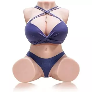 15LB Sex Doll Male Masturbator, Torso Doll Lifelike Pocket Pussy Ass Adult Sex Dolls for Men Masturbation, ,3D Realistic Texture