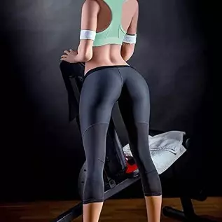 5.2FT TPE Sex Dolls Full Size Male LoveDolls Silicone Sex Doll LifeSize Female Dolls Small Breasts Dolls for Men Yoga Love Under