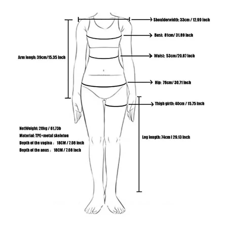 Silicone Doll Full Body Sex Life Size for Men 3 Holes Life Like Full Size Doll Love Sex Men TPE Sex Doll Life Size Female Torso 