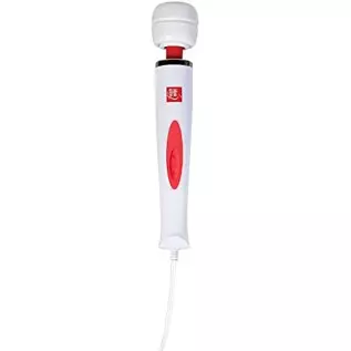 Adam & Eve Magic Massager Deluxe with 8 Vibration Modes, White | Wand Massager, Neck Massager, Back Massager | 12" Total Length Adam & Eve Magic Massager Deluxe with 8 Vibration Modes, White | Wand Massager, Neck Massager, Back Massager | 12" Total Length