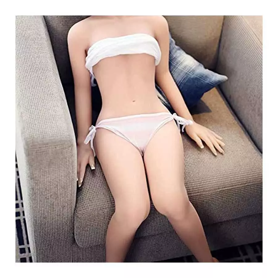 Realistic Sex Doll 53lb Real Women Torso Life Size Adult Love Dolls Full Body Small Flat Breast Sex Doll Lifelike Sex Toys with 