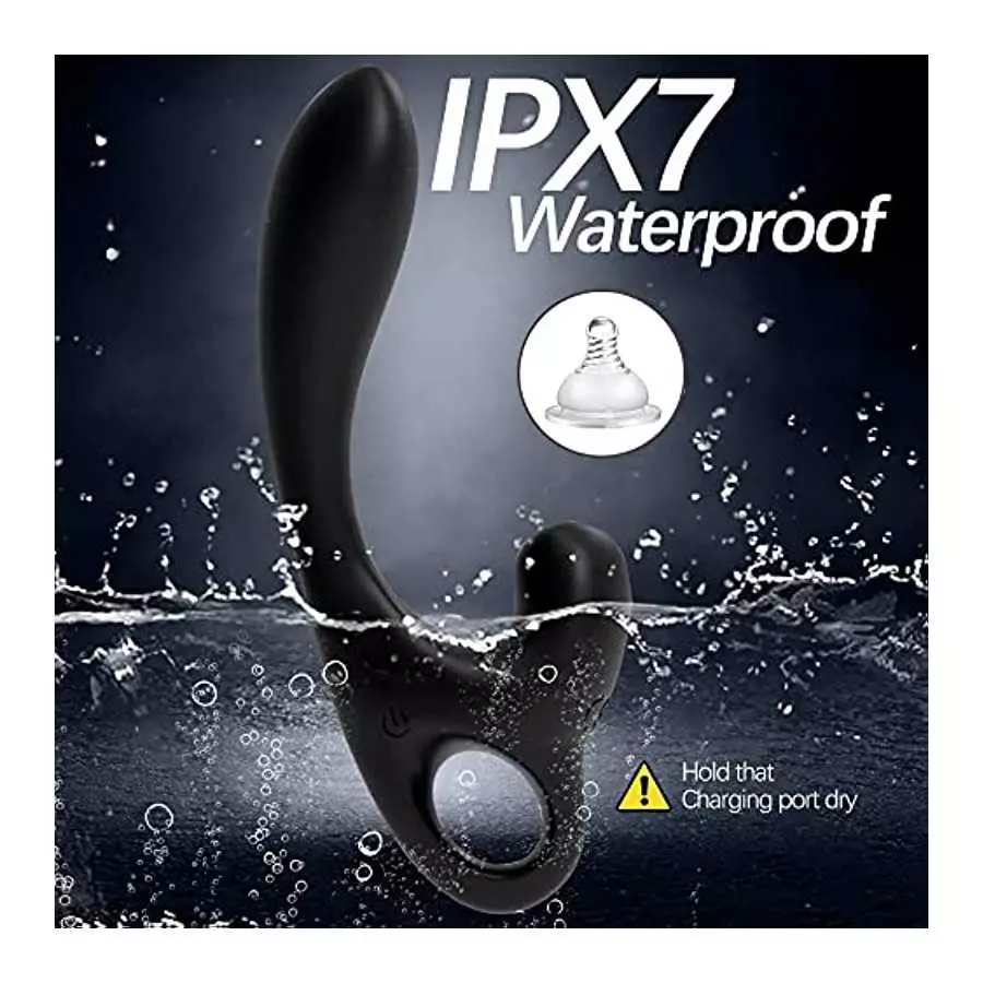 Anal Vibrator Prostate Massager Sex Toy, Anal Sex Toys Vibrator with Dual Action & 10 Vibration Modes, Remote Control Anal Plug 