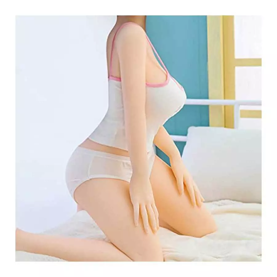 Very Plump Sex Doll, Built-in Metal Skeleton with Standing feet, Natural Skin Love Doll, Life-Size TPE Doll Adult Masturbation G