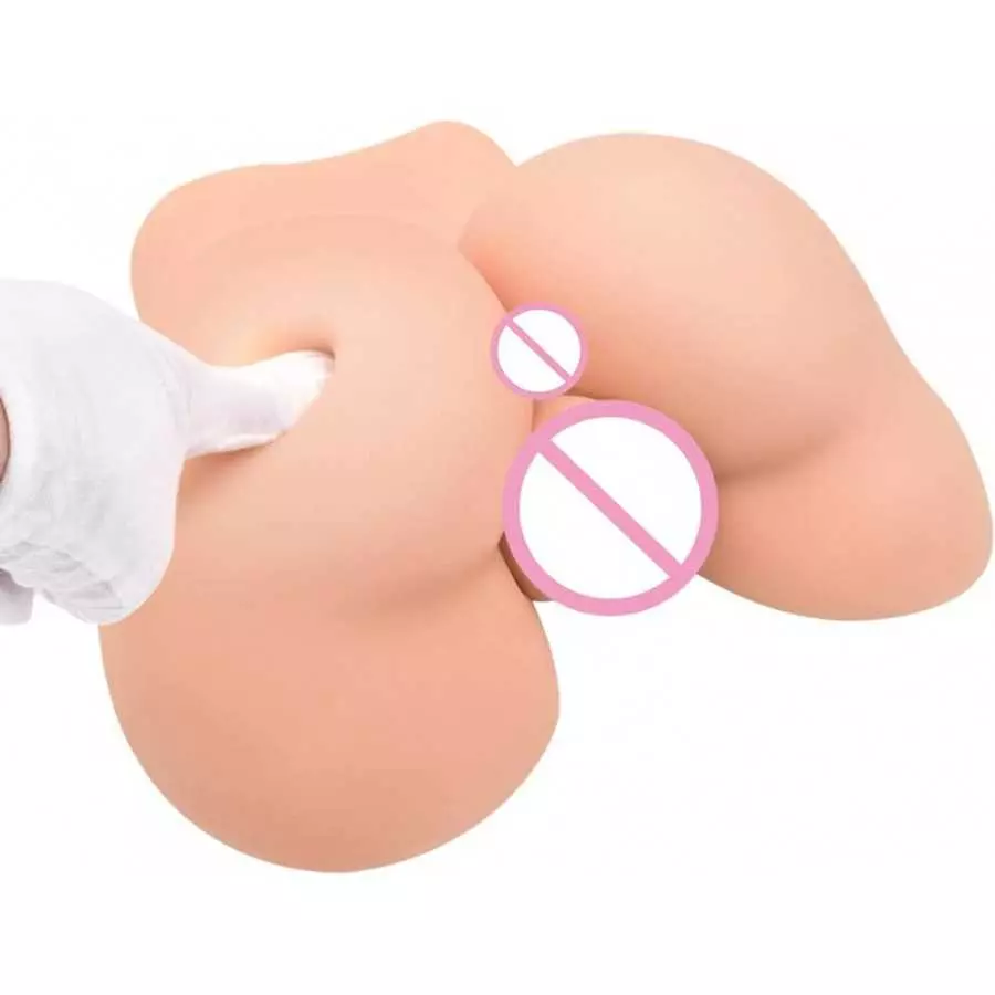Univo Realistic Big Butt Female Torso Hip Adult Toys Love Dolls with Vagina Anal Sex Stroker,3.5 LB Mini Pussy Ass Male Masturba