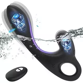 Anal Vibrator Prostate Massager Sex Toy, Anal Sex Toys Vibrator with Dual Action & 10 Vibration Modes, Remote Control Anal Plug Anal Vibrator Prostate Massager Sex Toy, Anal Sex Toys Vibrator with Dual Action & 10 Vibration Modes, Remote Control Anal Plug