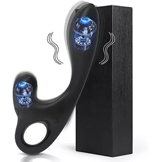 Anal Vibrator Prostate Massager Sex Toy, Anal Sex Toys Vibrator with Dual Action & 10 Vibration Modes, Remote Control Anal Plug Anal Vibrator Prostate Massager Sex Toy, Anal Sex Toys Vibrator with Dual Action & 10 Vibration Modes, Remote Control Anal Plug