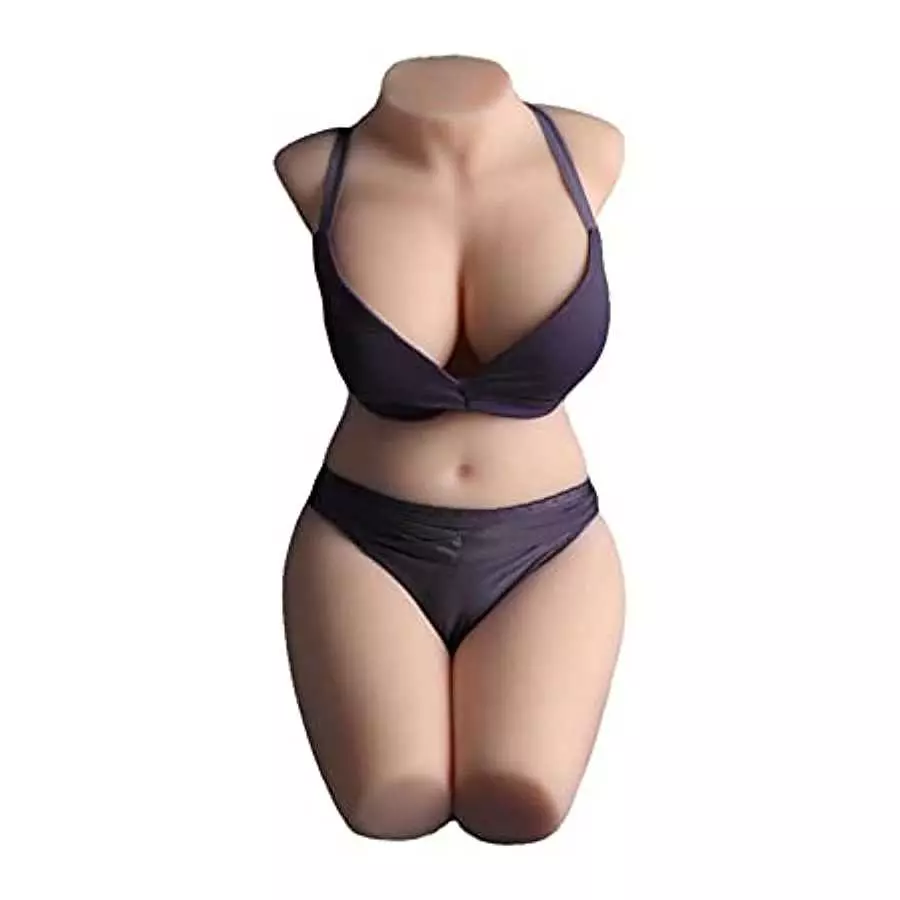 KBREE Sexual Doll Realistic Sexy Men's Sex Toys Drive Dry Half Body TPE Vagina Giant Breast Hip Toys Adult Toys Real Vagina Body