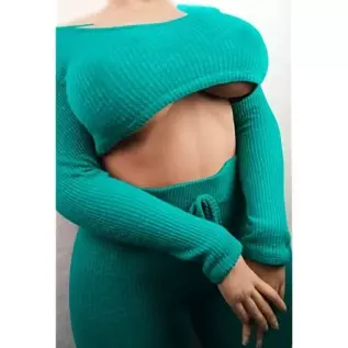 103LB Silicone Eros Sex Doll for Male, Adult Women's Sex Love Doll Built-in Skeleton with Realistic Boobs Butt Ass, Life Size Fu