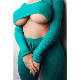 103LB Silicone Eros Sex Doll for Male, Adult Women's Sex Love Doll Built-in Skeleton with Realistic Boobs Butt Ass, Life Size Fu