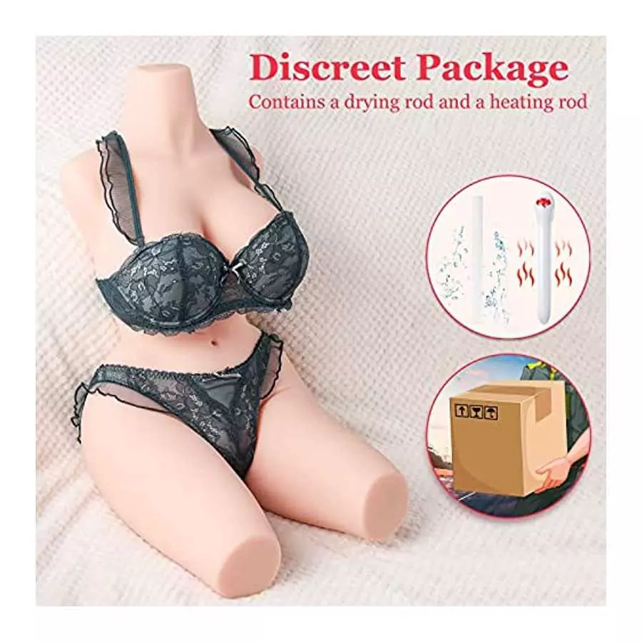 SEX DOLL CENTER 37.5LB Lifelike Torso Sex Dolls for Men Masturbation, Lifesize Sexdoll with Big Butt Boob, Male Masturbators Dol