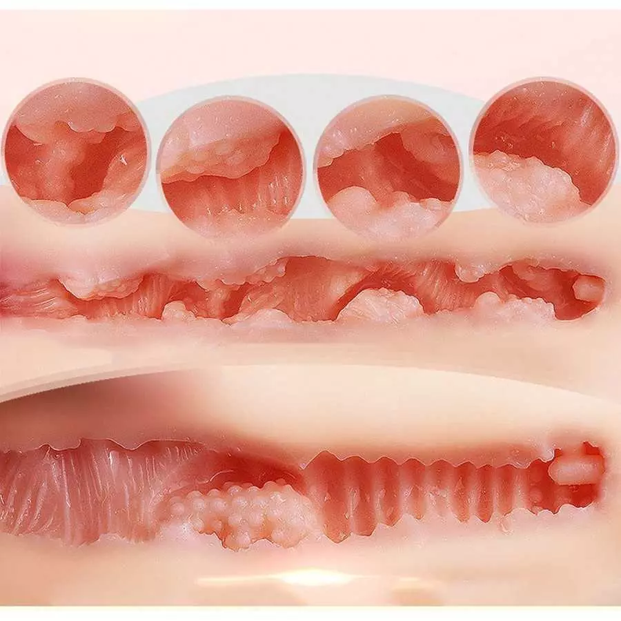 Ritten Sihang Adult Sex Toy Masturbation Inverted Film Mature Silica Gel Half-Length Inflatable Doll, Life-Size Entity Doll Real