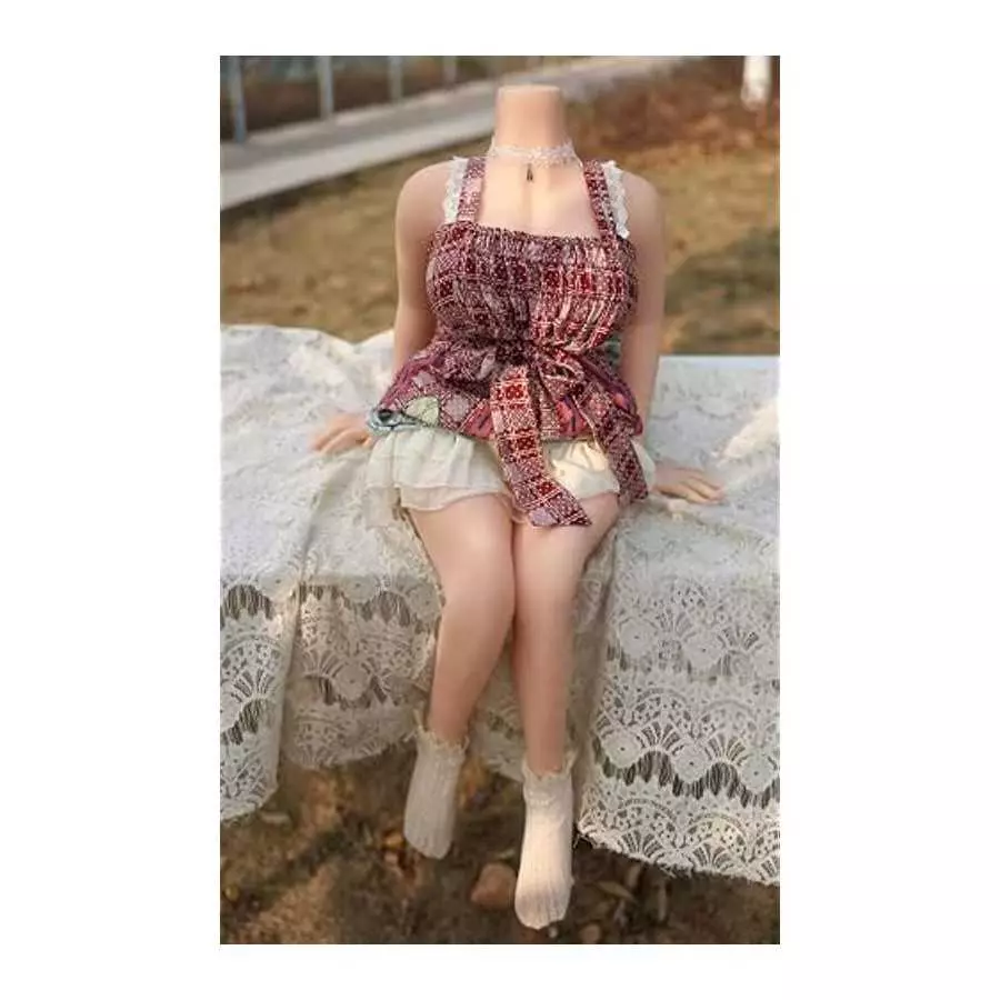 Dalinch Jelly Material Big Breasts (Contains Blowjob Sex Toys), New Skeleton, Sex Doll Male masturbator, Sex Doll, Non-Inflatabl