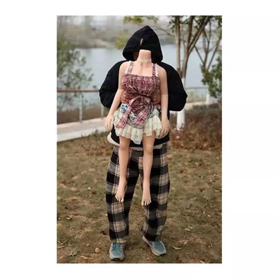 Dalinch Jelly Material Big Breasts (Contains Blowjob Sex Toys), New Skeleton, Sex Doll Male masturbator, Sex Doll, Non-Inflatabl