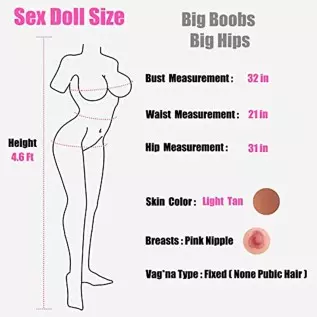 Big Boobs Sex Doll-Female Torso Sex Dolls-Realistic TPE Silicone Sex Doll-Life Like Full Body Love Doll- Life Size Sex Doll for 