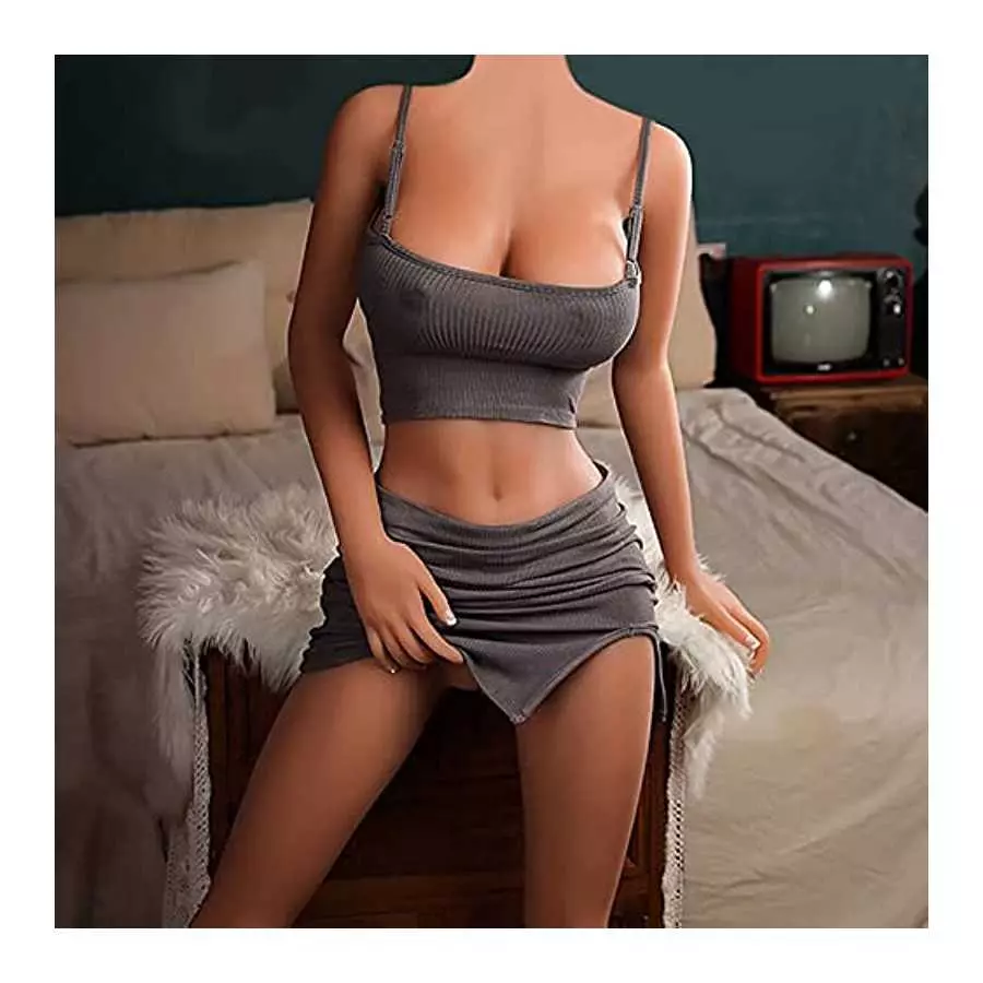 5.25FT Sex Doll Sexy Big Breast Sex Doll Soft Jelly Gel Breast Love Doll Men Sex Lover for Sex Pleasure