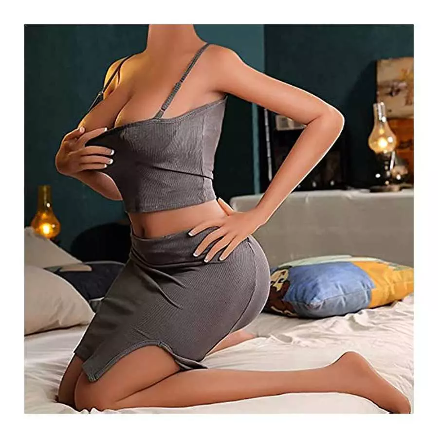 5.25FT Sex Doll Sexy Big Breast Sex Doll Soft Jelly Gel Breast Love Doll Men Sex Lover for Sex Pleasure