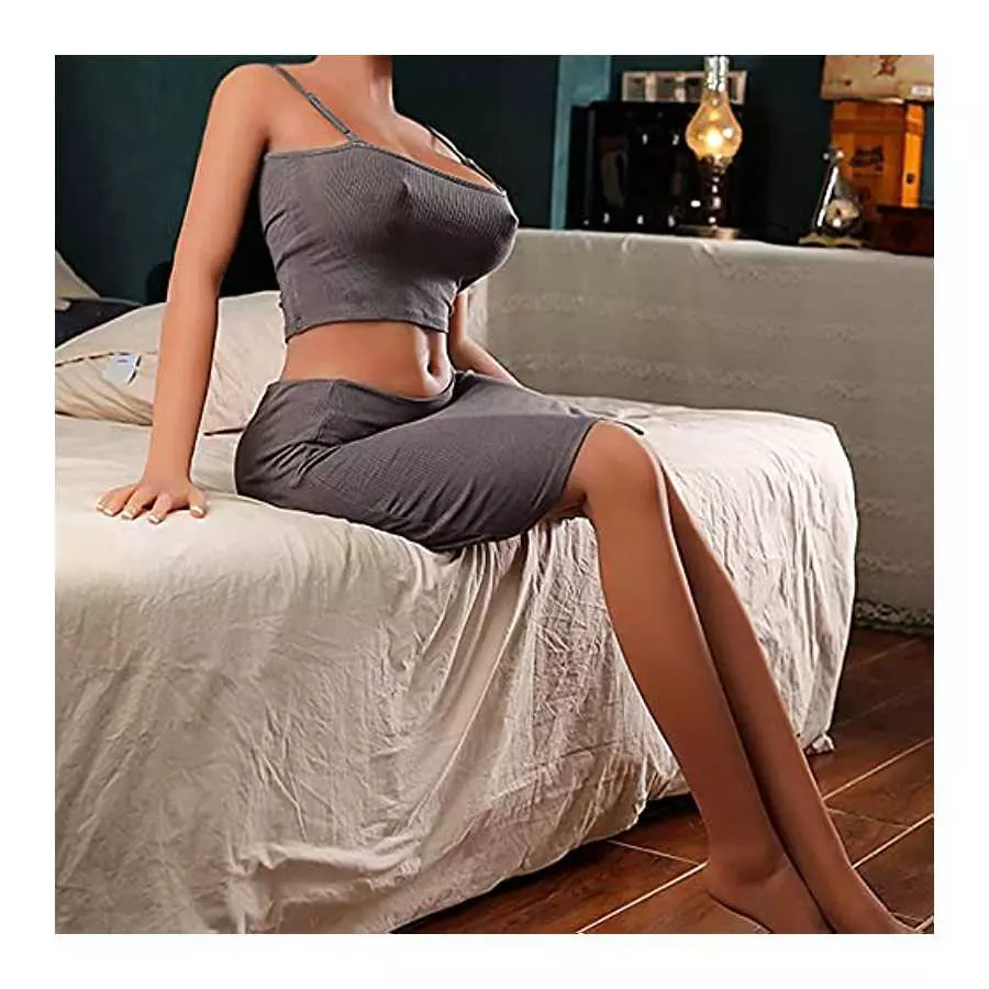 5.25FT Sex Doll Sexy Big Breast Sex Doll Soft Jelly Gel Breast Love Doll Men Sex Lover for Sex Pleasure