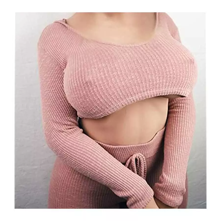 Miyabitors TPE Silicone Sex Doll Women's Torso Sex Doll Big Breast Sex Doll Realistic Entity Yoga Skeleton Love Doll 112LB Sex T