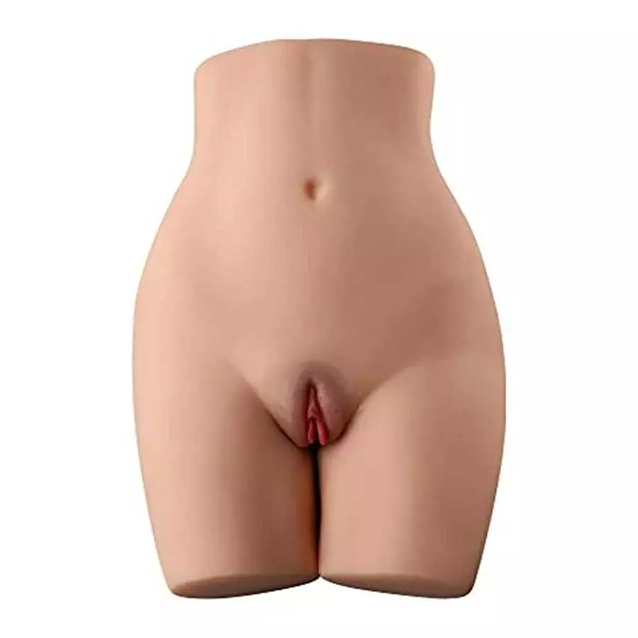 Daomo Sex Toy Life-Size Torso Sex Doll Big Ass Pocket Pussy Fat Butt Love Doll with Vagina and Anal for Man Orgasm White 69.0 Co