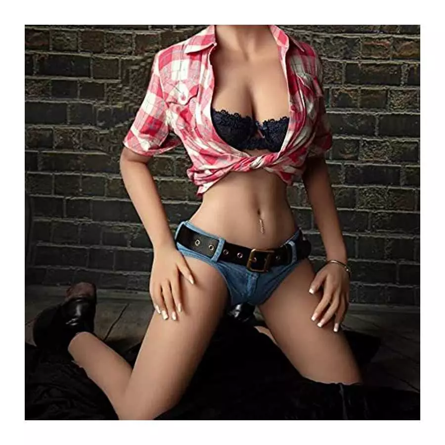5.2 Ft Sex Doll Realistic Dolls for Men Full Body Sex Love Doll Big Boobs Life Size Sexdoll Tan Skin Womens' Torso Sexdoll Silic