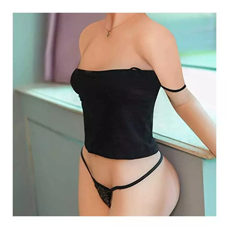 Realistic Silicone Sex Doll for Men TPE Full Body Sex Doll Adult Toys Life Size Female Torso Full Size with Standing Feet Flat C